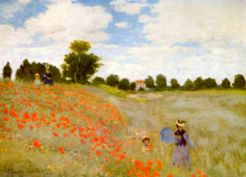 Museo Orsay Paris Las amapolas de Claude Monet