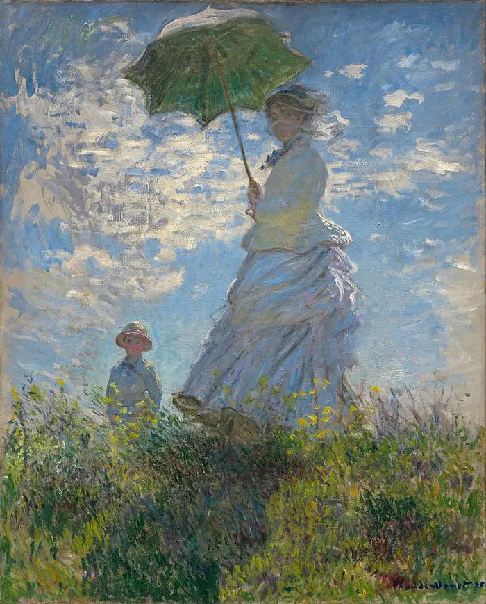 Museo Orsay Paris Mujer con sombrilla de Claude Monet