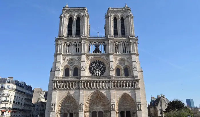 Fachada de la Catedral Notre Dame de París
