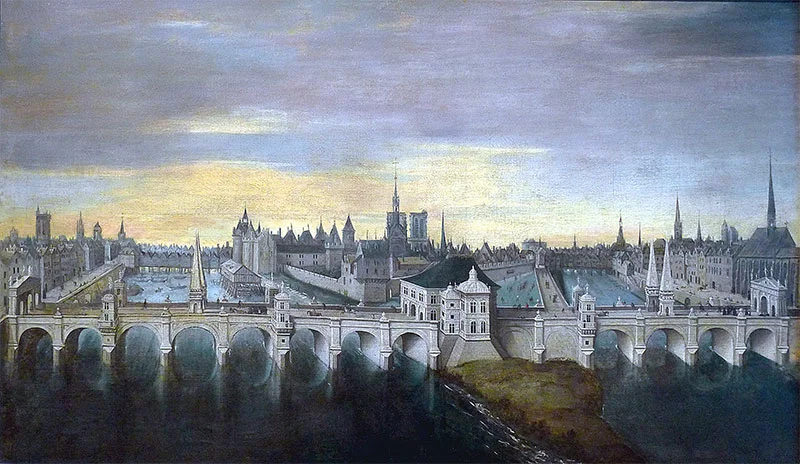 Proyecto para el puente Pont Neuf aprobado por Enrique III