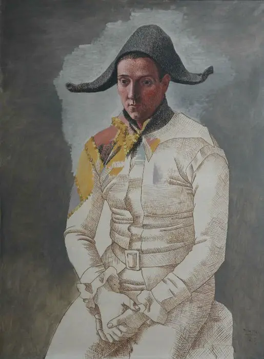 Arlequin de Pablo Picasso (1923)
